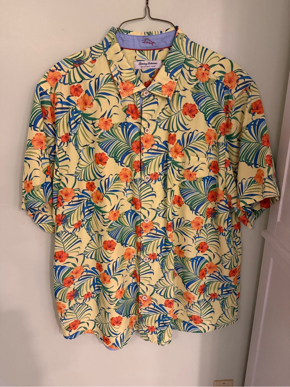 Tommy Bahama Camp Collar Short-Sleeve Shirt XXL